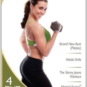 Extreme At-Home Workout DVD 4-Disc Set fitness health weight loss pilates NEW!